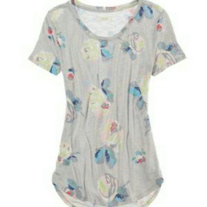 AERIE floral pretty t pink